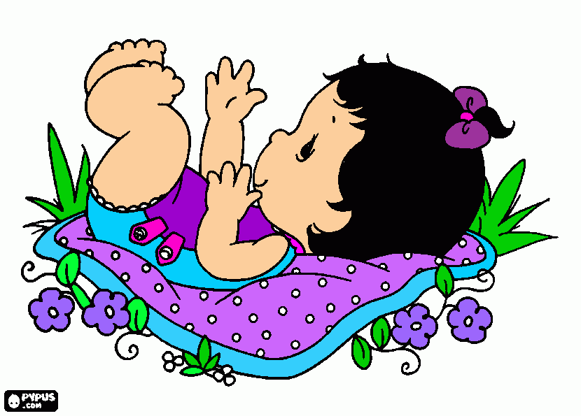 baby anto coloring page