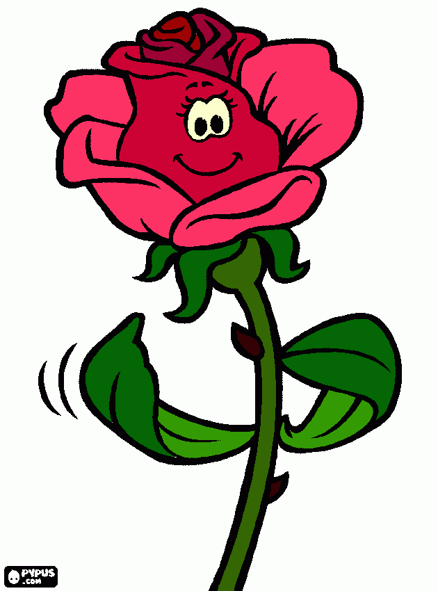 blomma coloring page