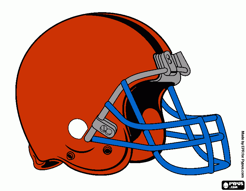 Cleveland Browns colouring pages page 3