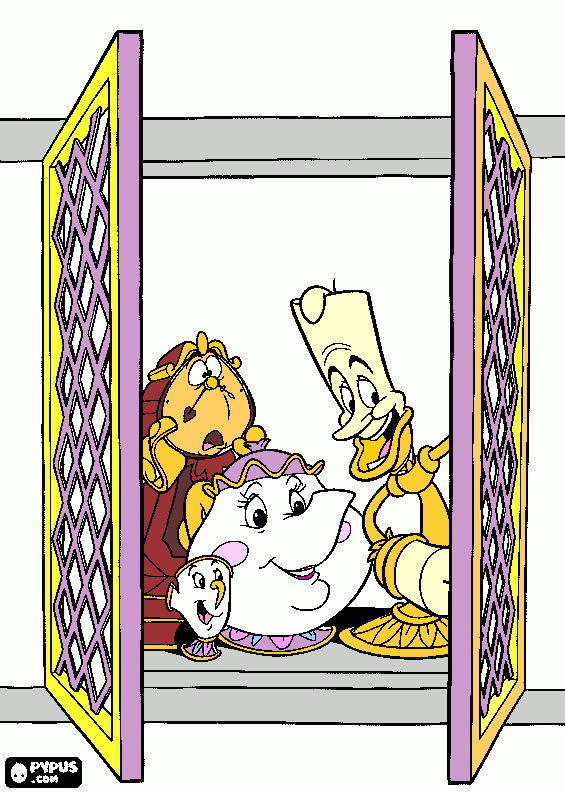 cupboard gang coloring page