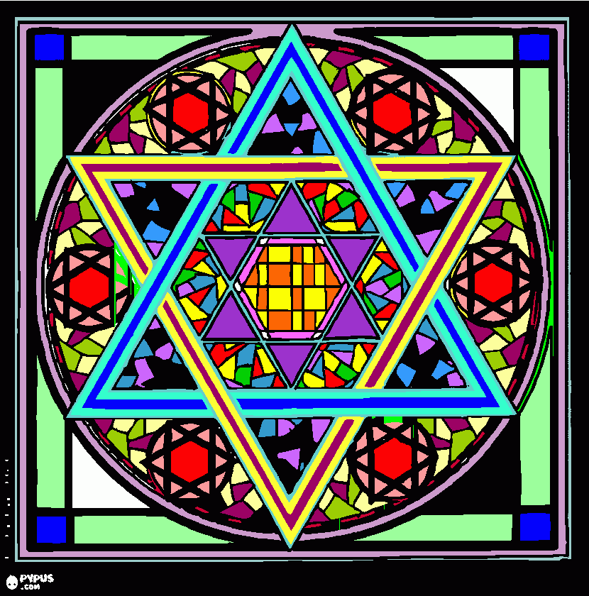 Eirren's Stained Glass Window coloring page