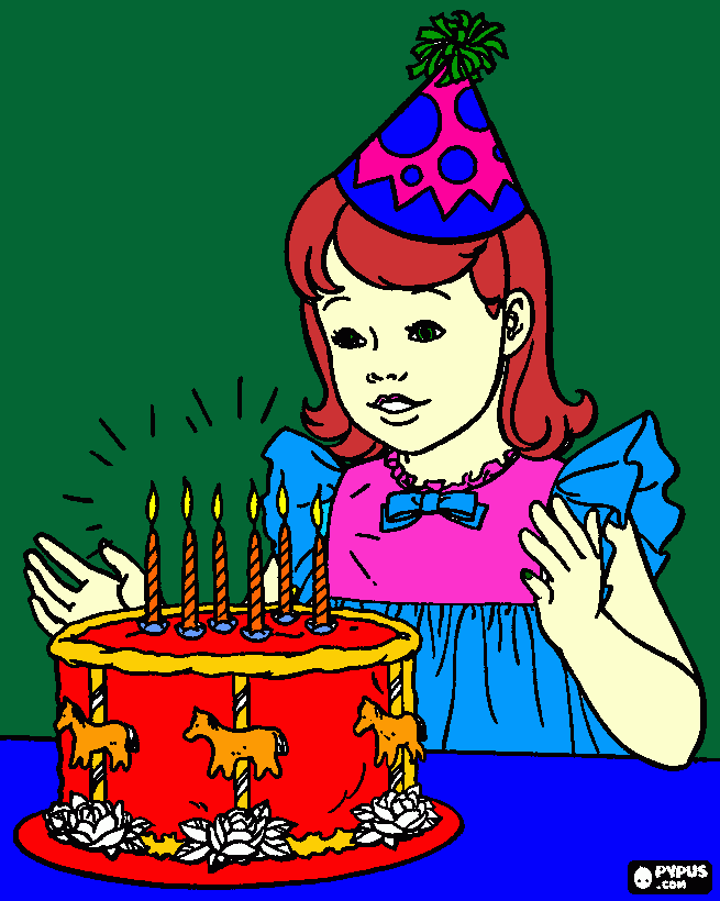 Happy Birthday! coloring page