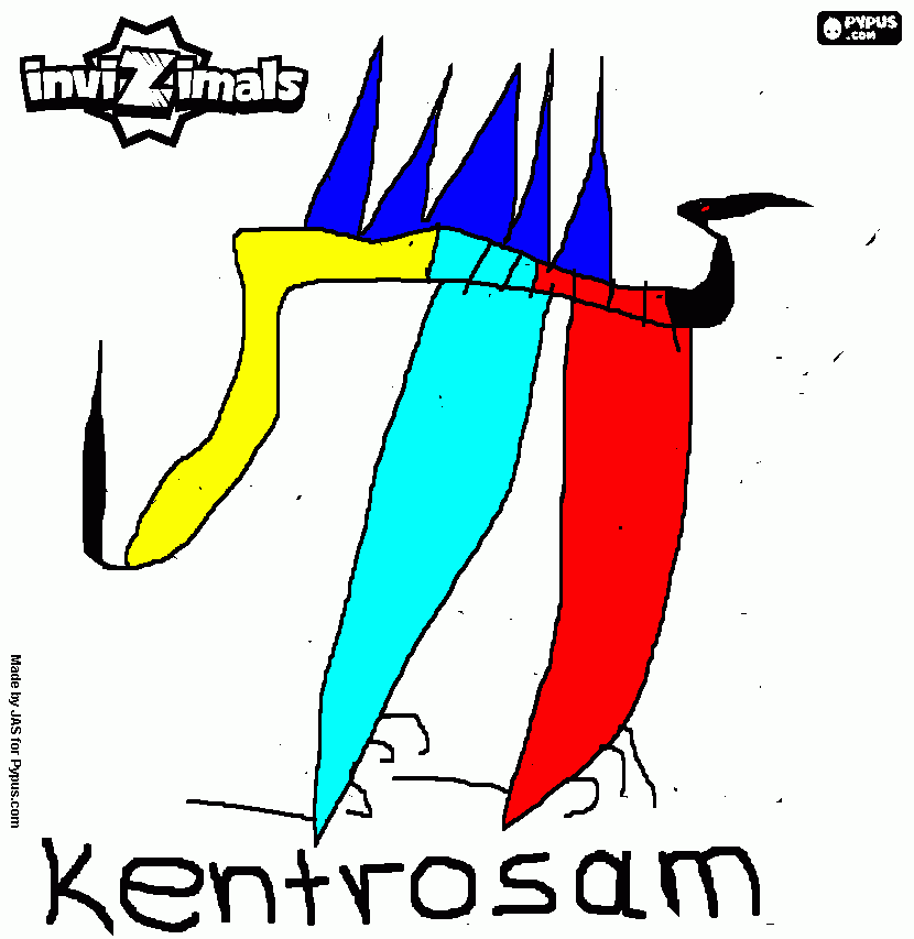 invi kentrosam coloring page