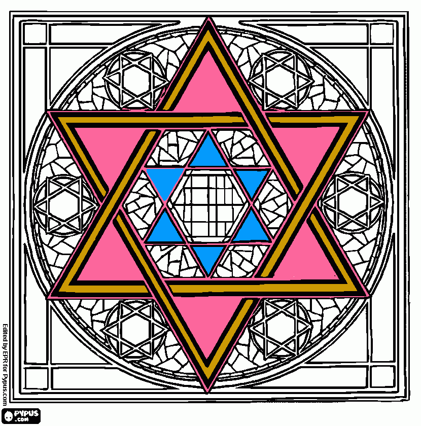 jews coloring page