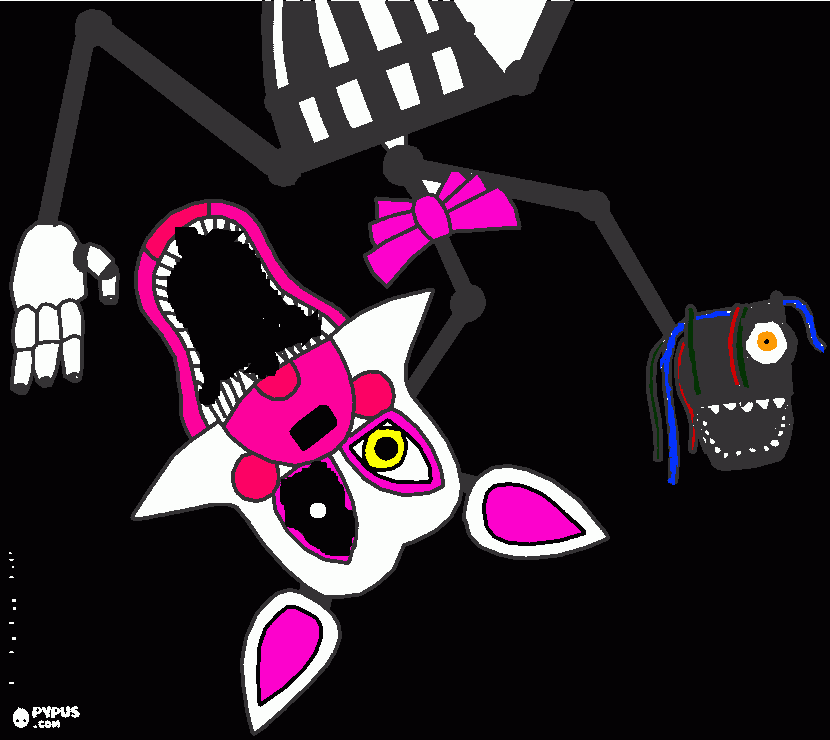 mangle coloring page