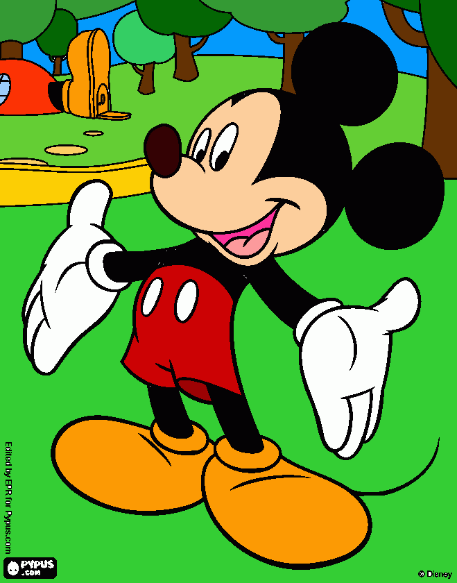 MickeyMouse coloring page