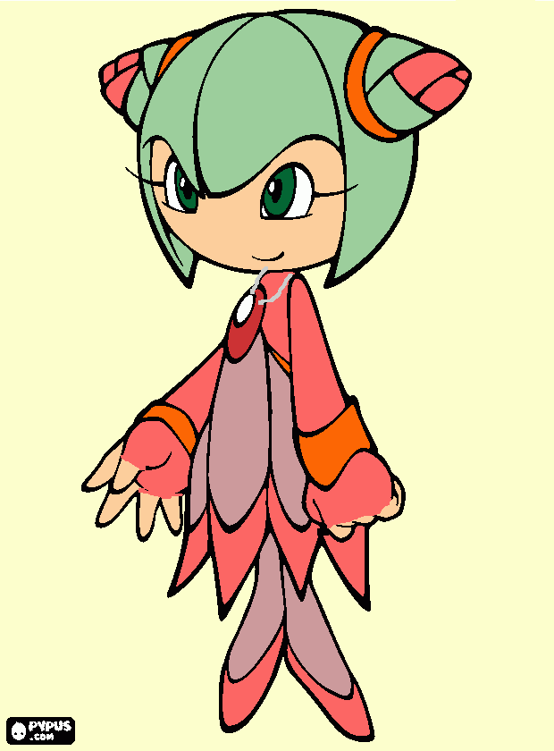 my fan character crost with cosmo the seedrian coloring page