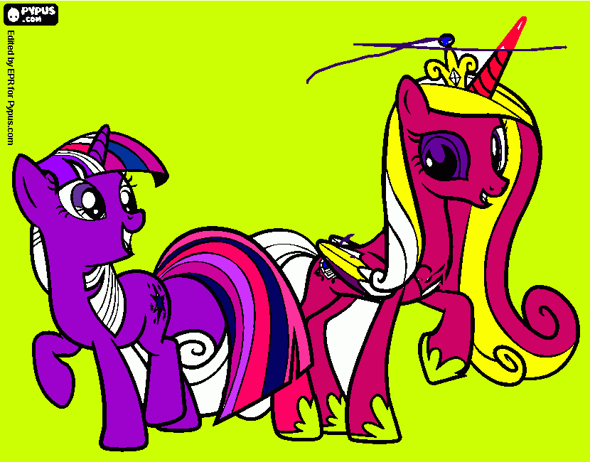 My Little Pony Coloring by your Daughter coloring page