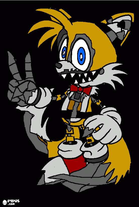 Nightmare Tails coloring page