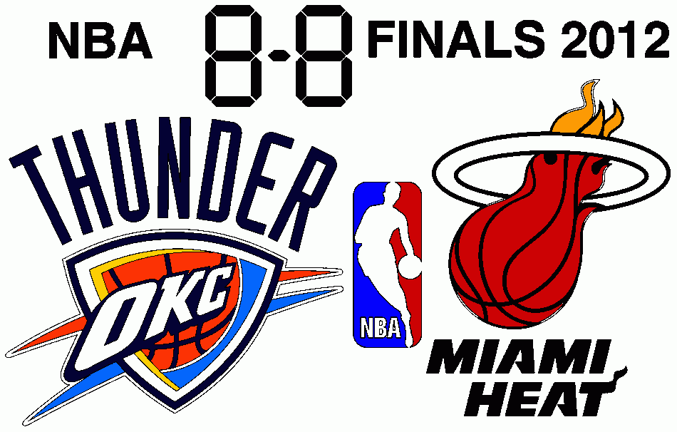 OKC Thunder VS Miami Heat coloring page