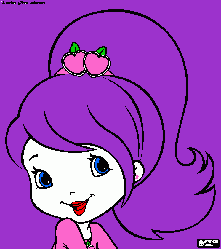 plum pudding coloring page