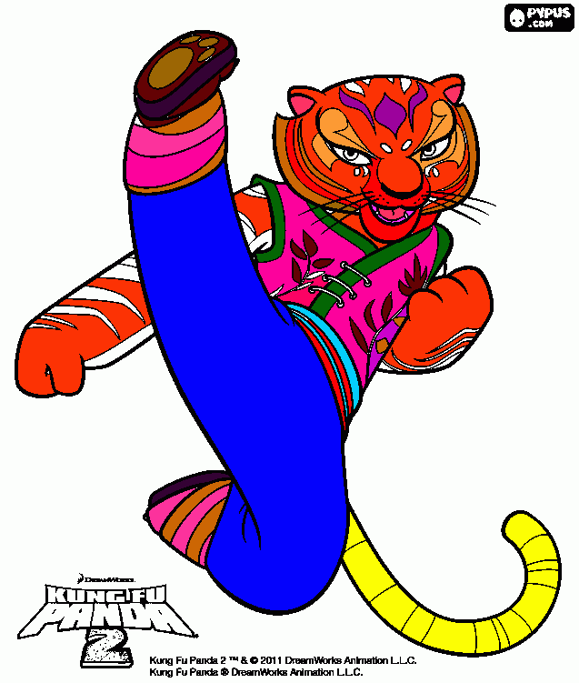 the good tiger coloring page