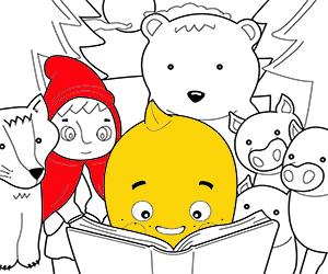Short stories for kids coloring pages