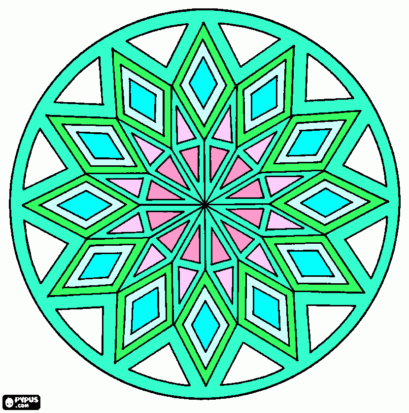 angle coloring page