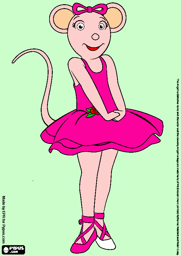 anouk coloring page