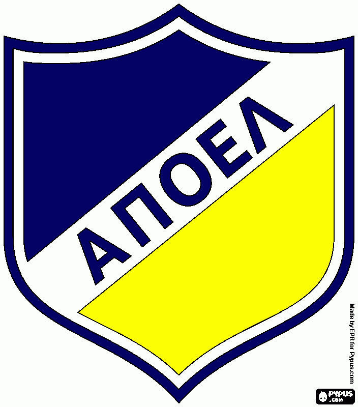 apoel nicosia fc coloring page