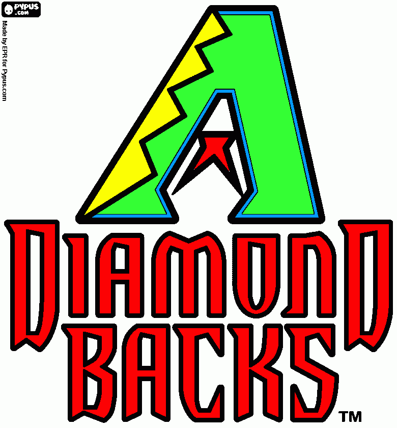 Coloring Pages  Arizona Diamondbacks