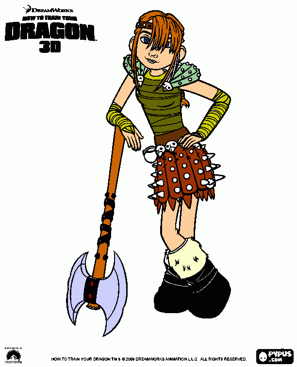 Astrid coloring page