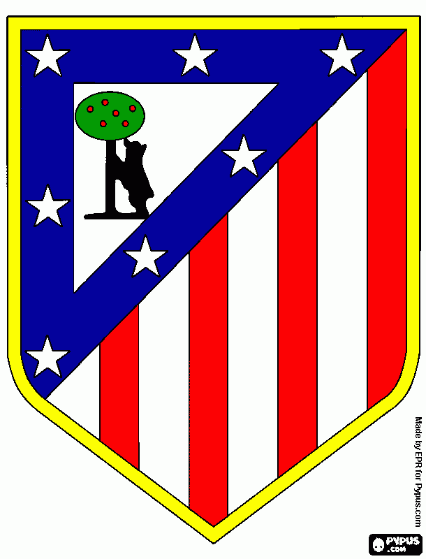 atletico madrid coloring page