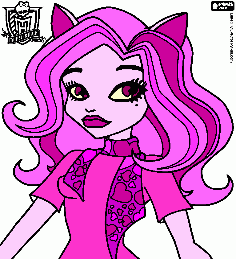 atrine DeMew coloring page