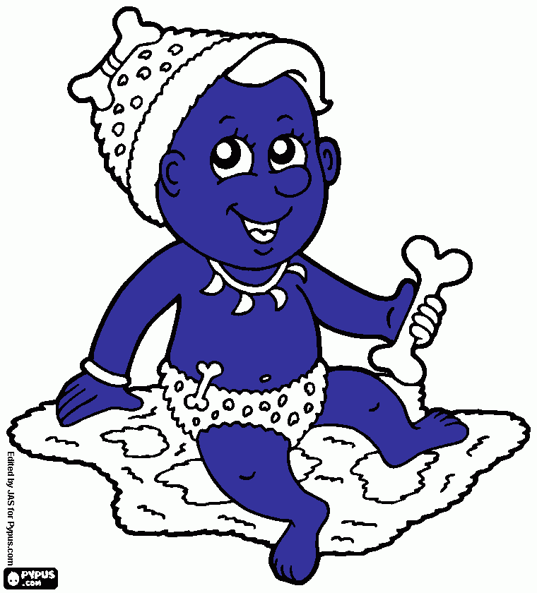 ba-ba gu-ga coloring page