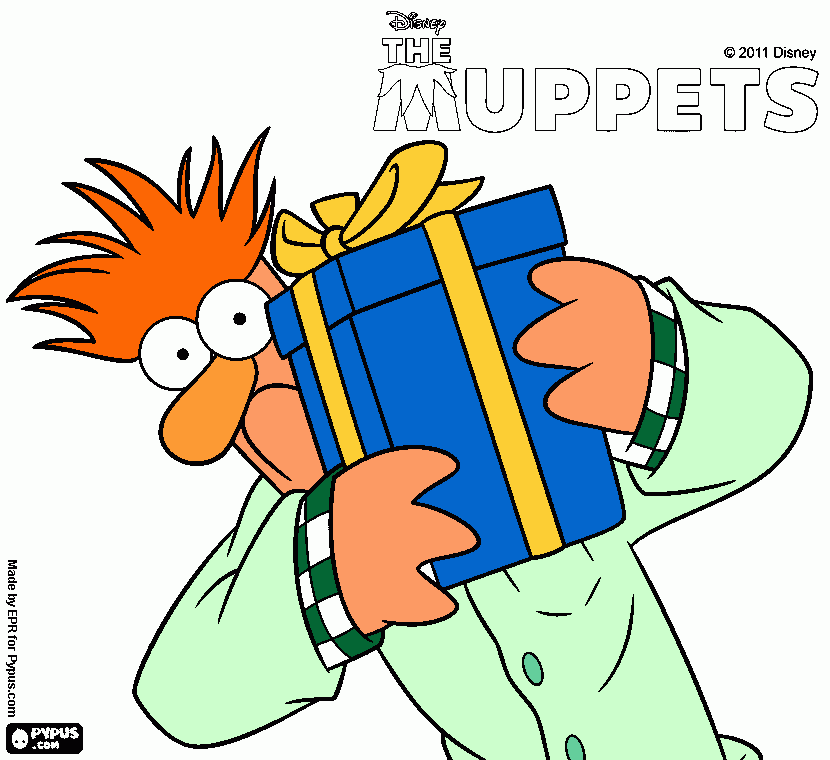 Beaker coloring page