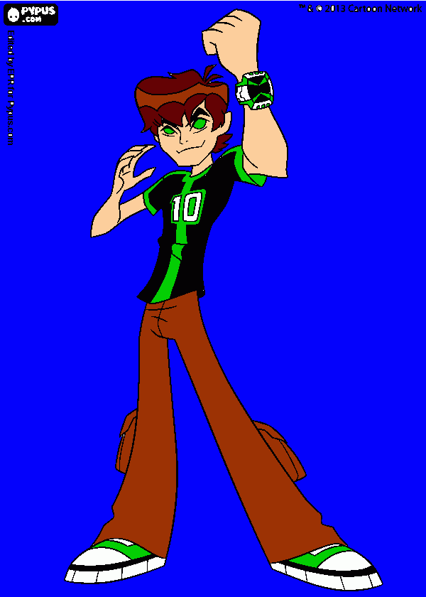 Ben 10 Omniverse coloring page