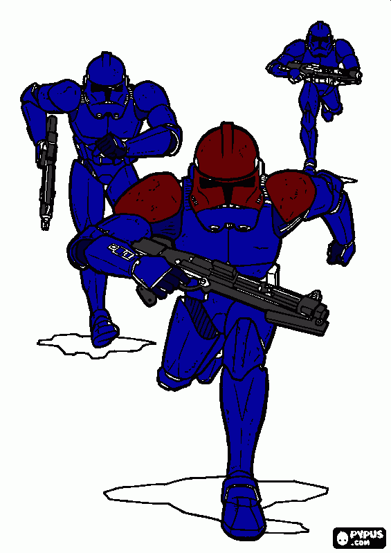 blue guard coloring page