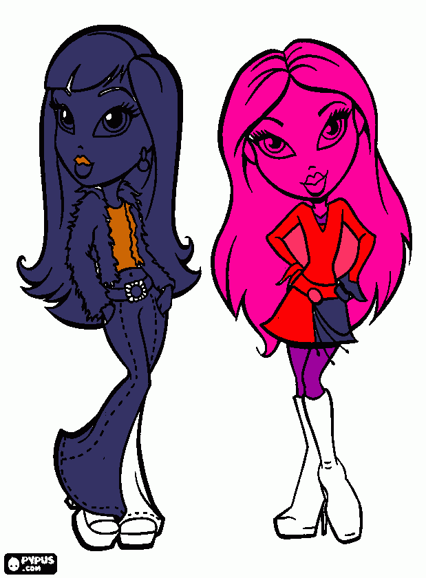 BRATZ , BABIES coloring page