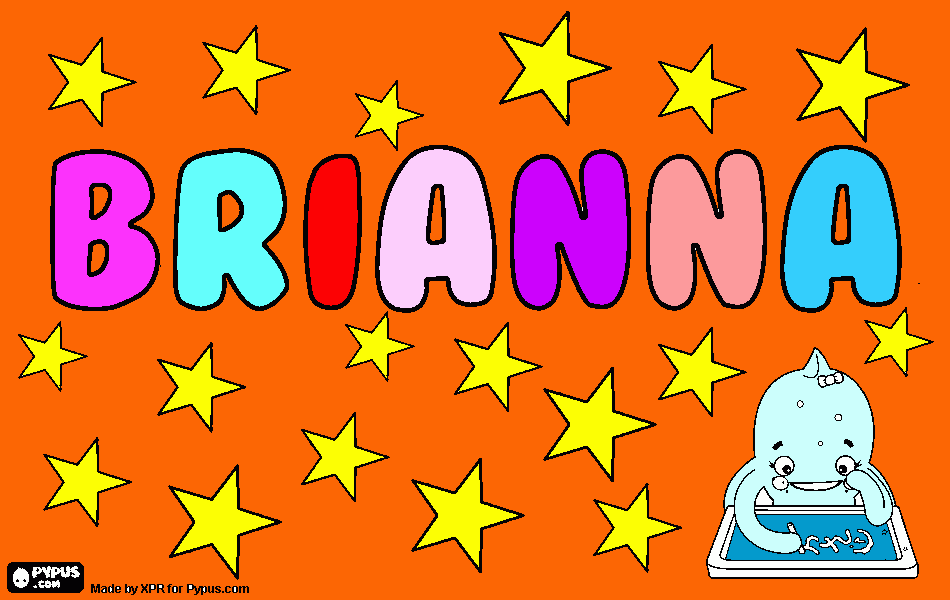 brianna coloring page