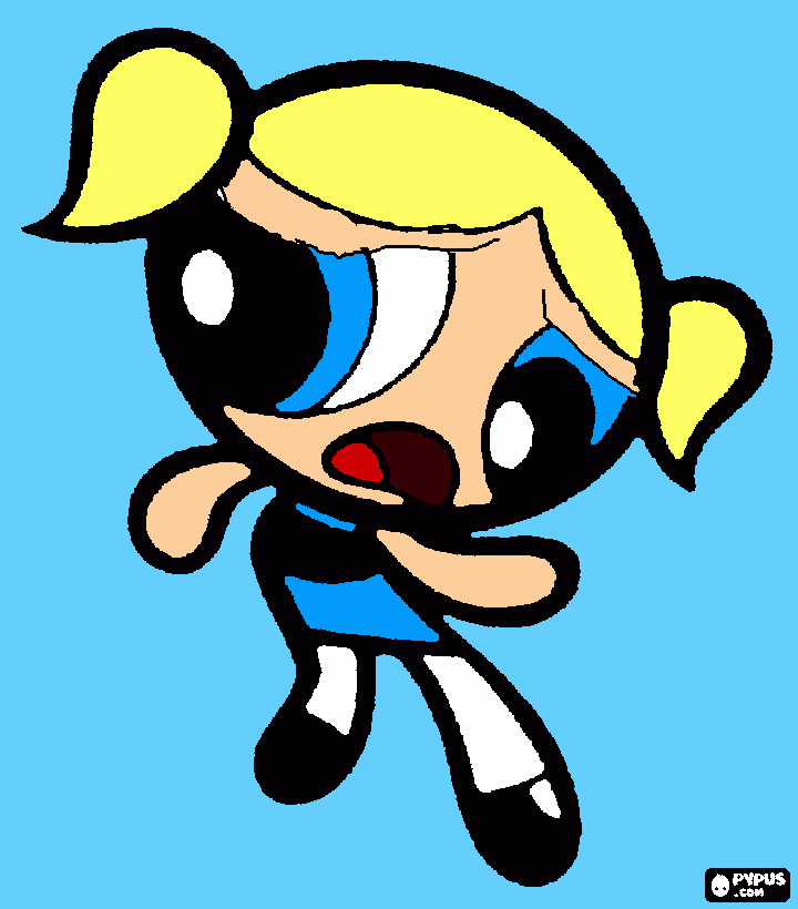 Bubbie The Secret Twin PPG coloring page