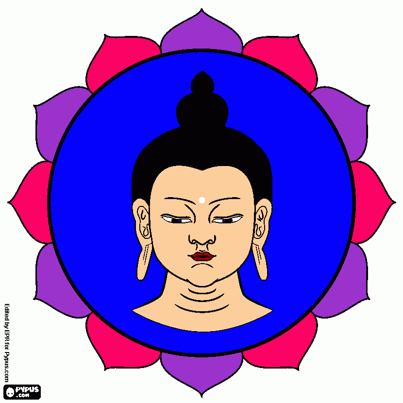 Buddhisim  coloring page