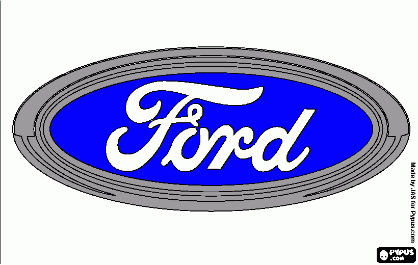 Built Ford Tough coloring page