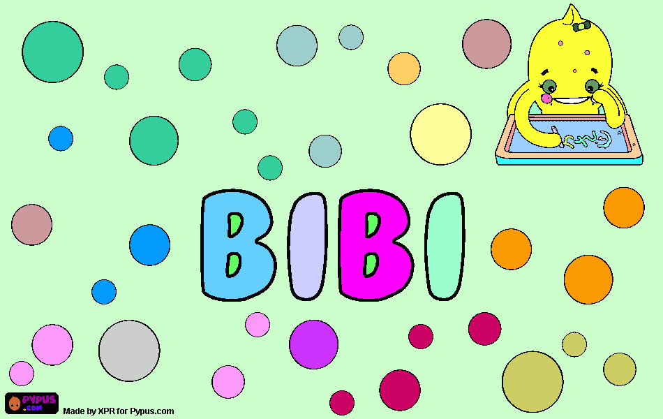 bybi coloring page