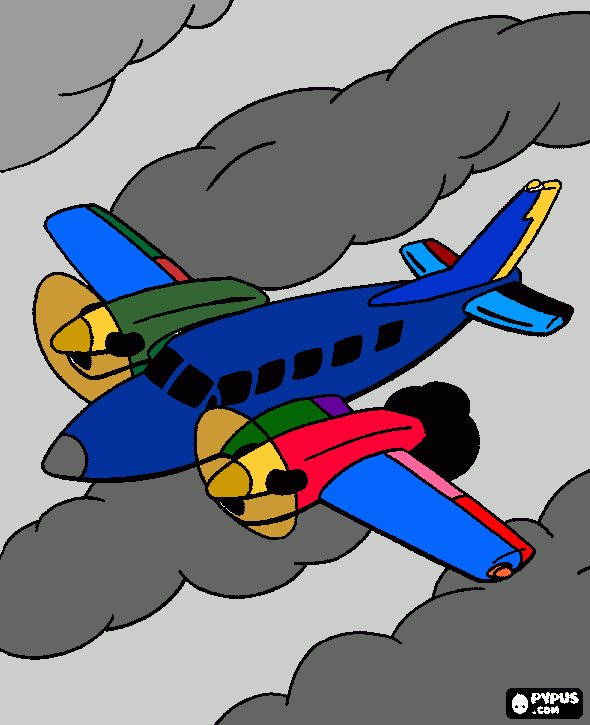 carters jet coloring page