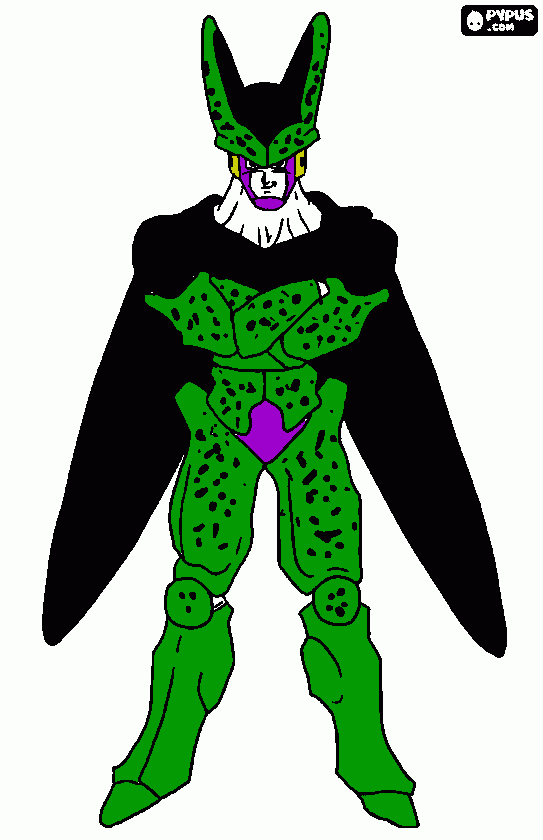 Cell coloring page