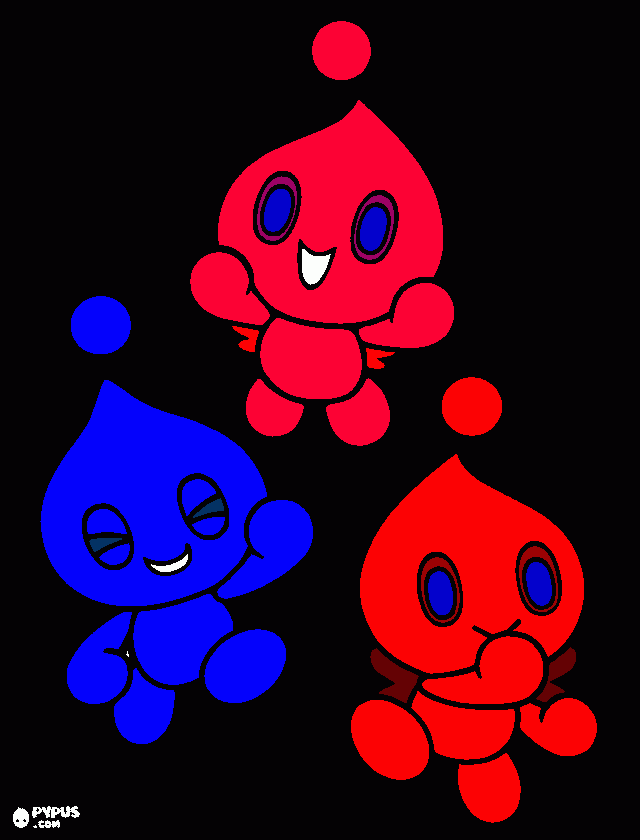 chao coloring page