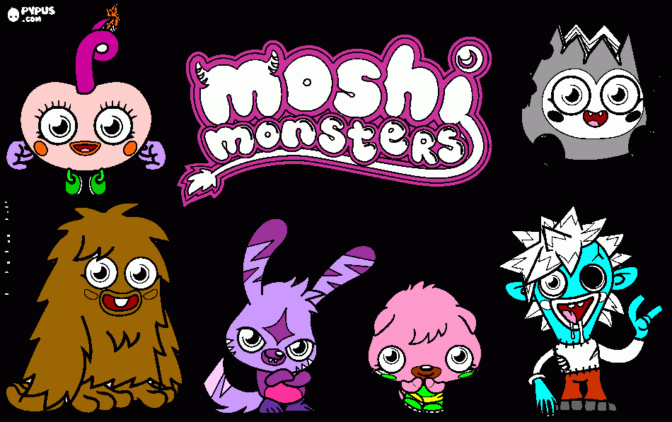 Chowder Moshi Monsters coloring page