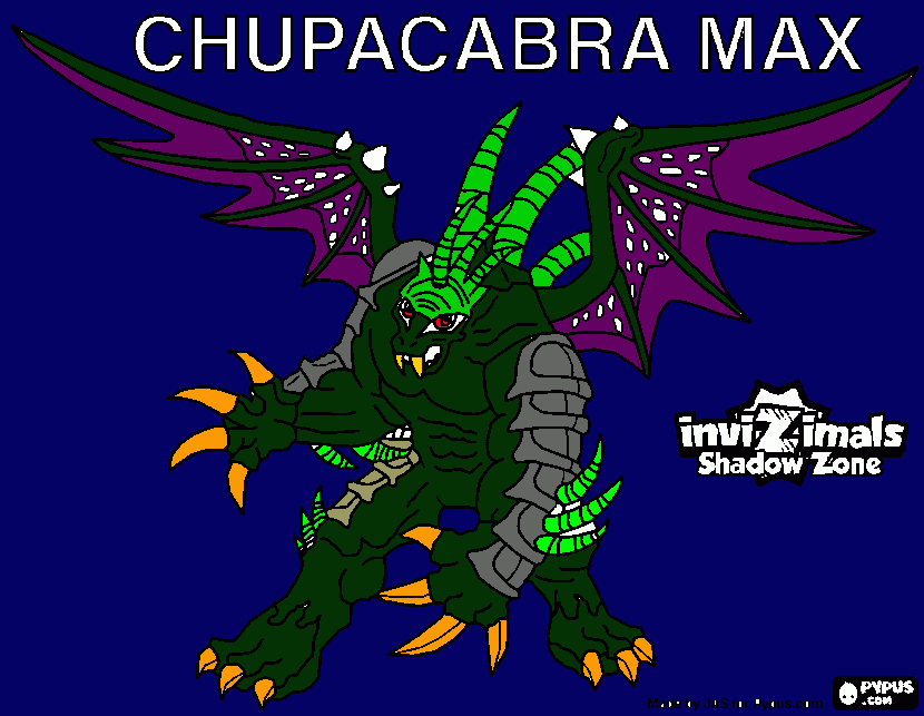 CHUPACABRA MAX coloring page