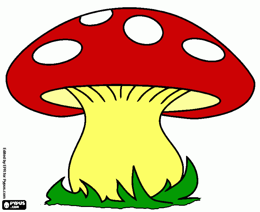 ciuperca coloring page