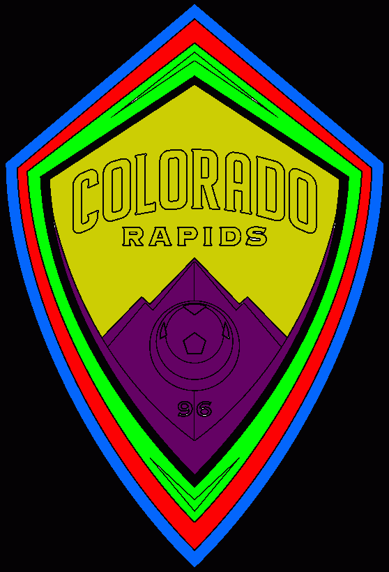 Colorado Rapids, Denver football club coloring page