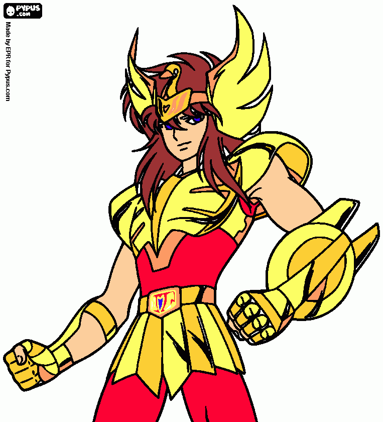 Crystal Oro coloring page