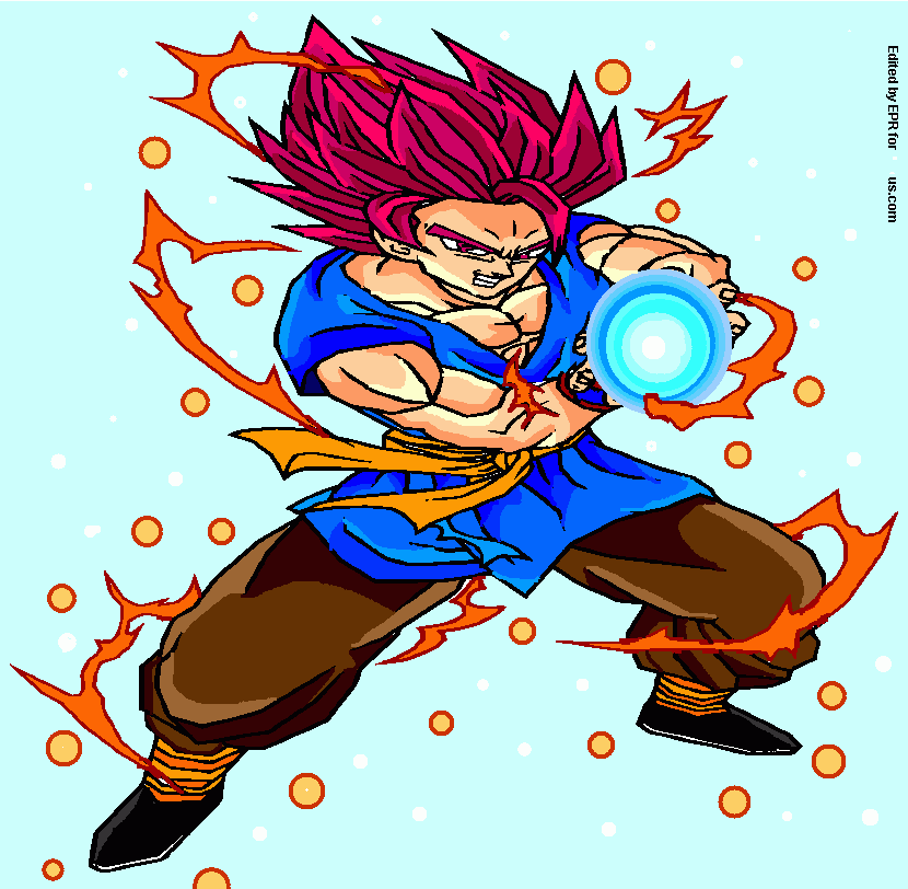 Daniel Super Saiyan coloring page