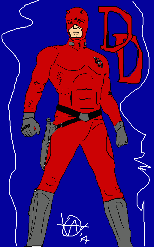 daredevil coloring page