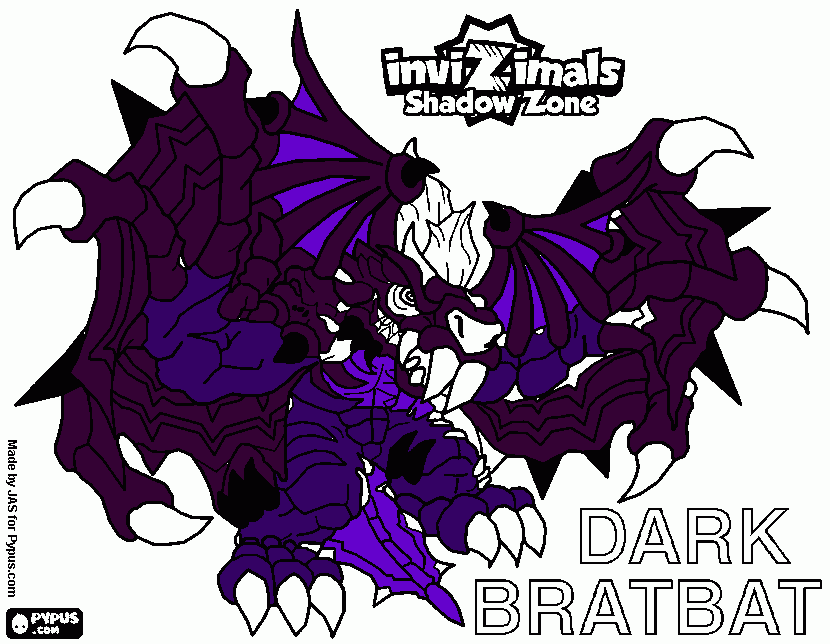 DARK BRATBAT coloring page