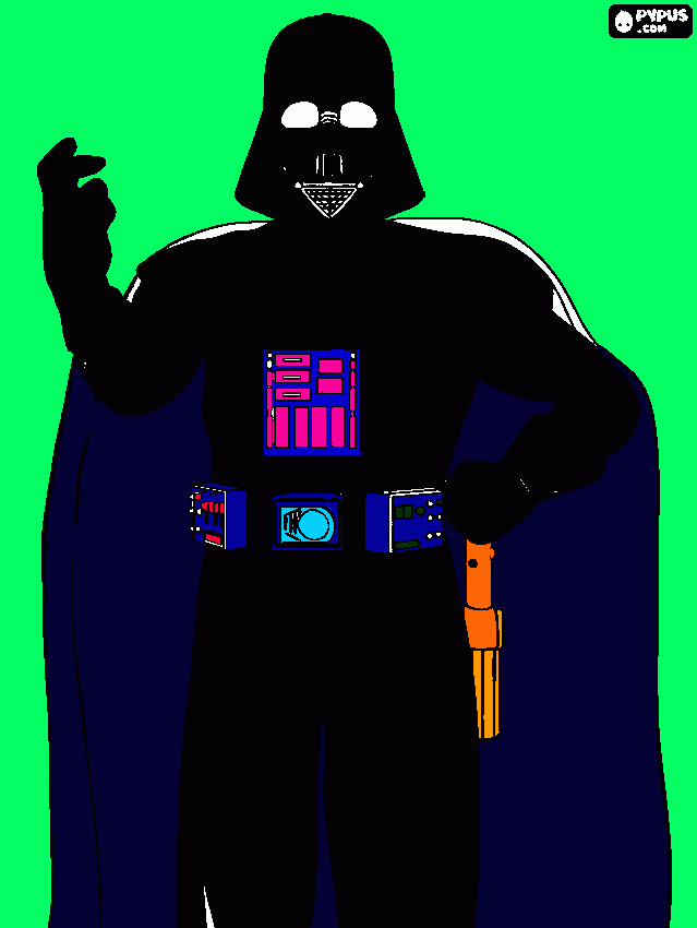 darth vador coloring page