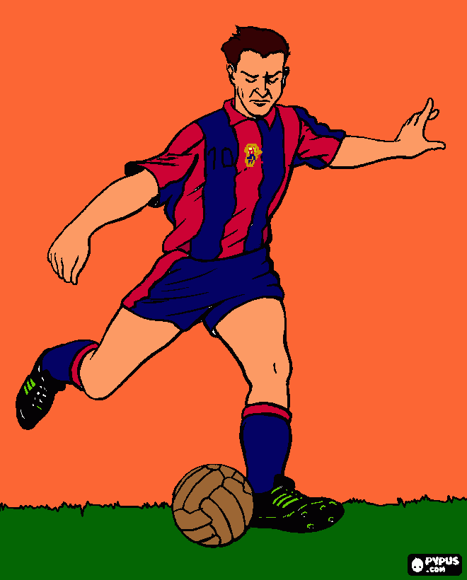 David Villa coloring page