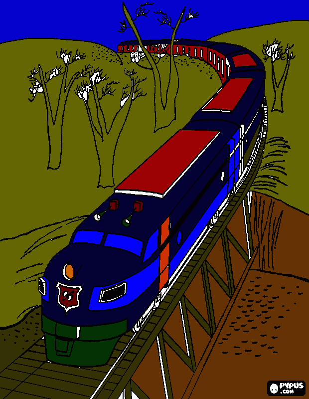 diesel coloring page