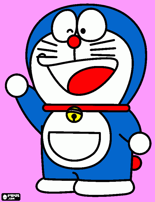 doraemon coloring page