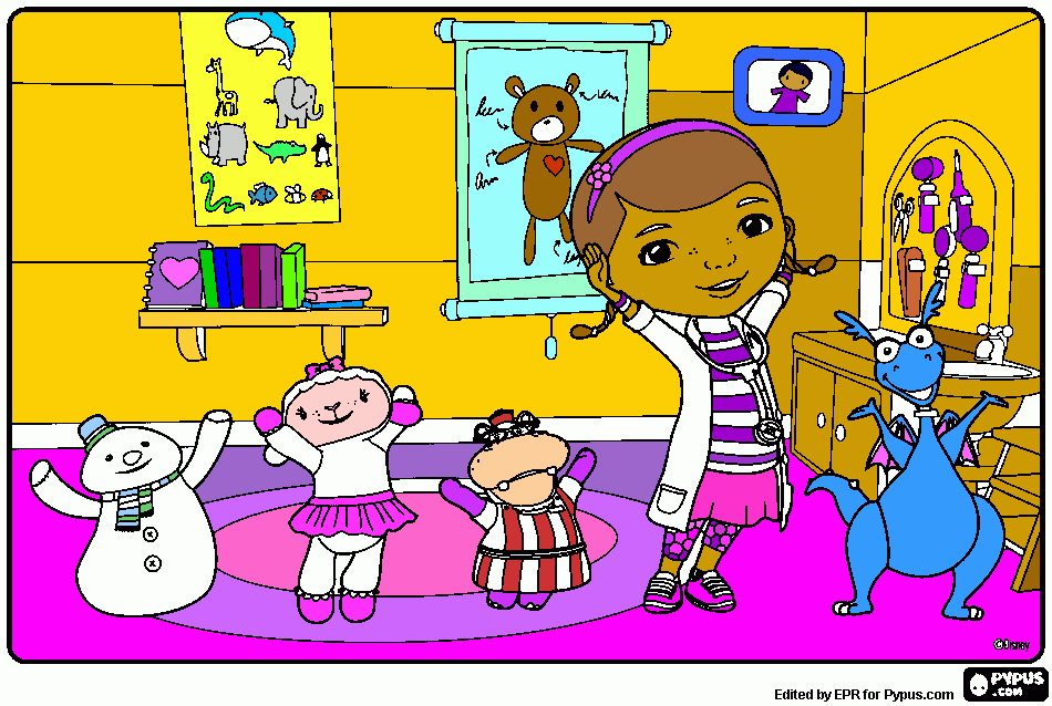 Dottie McStuffins coloring page